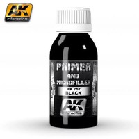 Ak Interactive AK757 - Black Primer And Microfiller 100 Ml - Neu