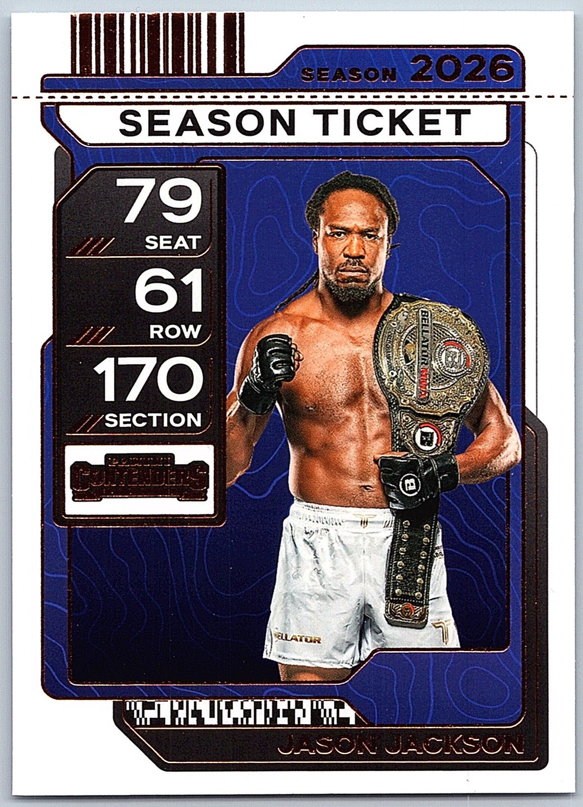 Jason Jackson Base Panini Contenders PFL 34 NM