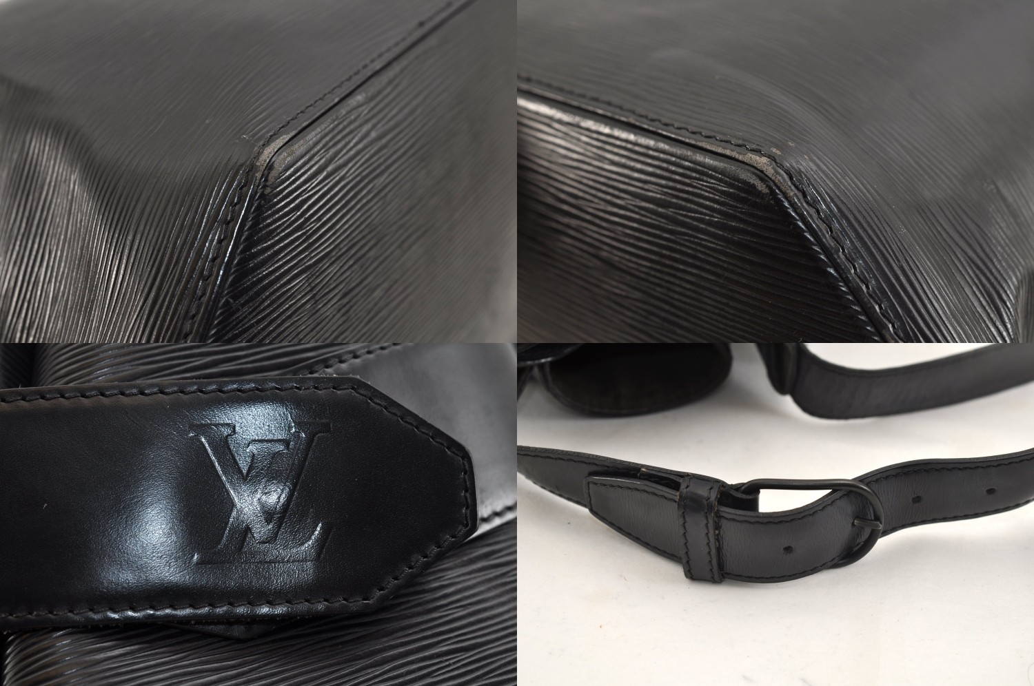 Auth Louis Vuitton Epi Sac De Paule Shoulder Cross Body Bag M80155 Black AC540 — image 7