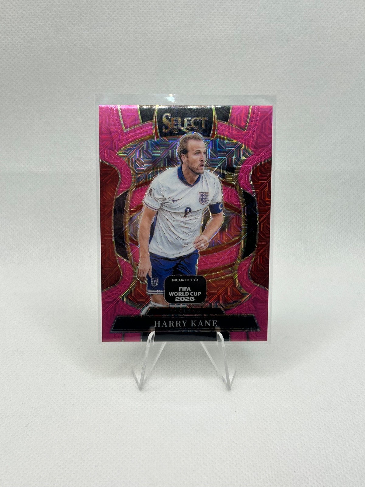 2025-26 Panini Select Road to The World Cup Harry Kane Pink 29/399