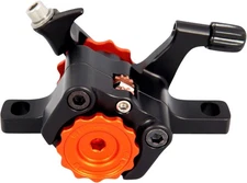 Paul Component Engineering Klamper Disc Caliper, Short Pull, Black with Orange A