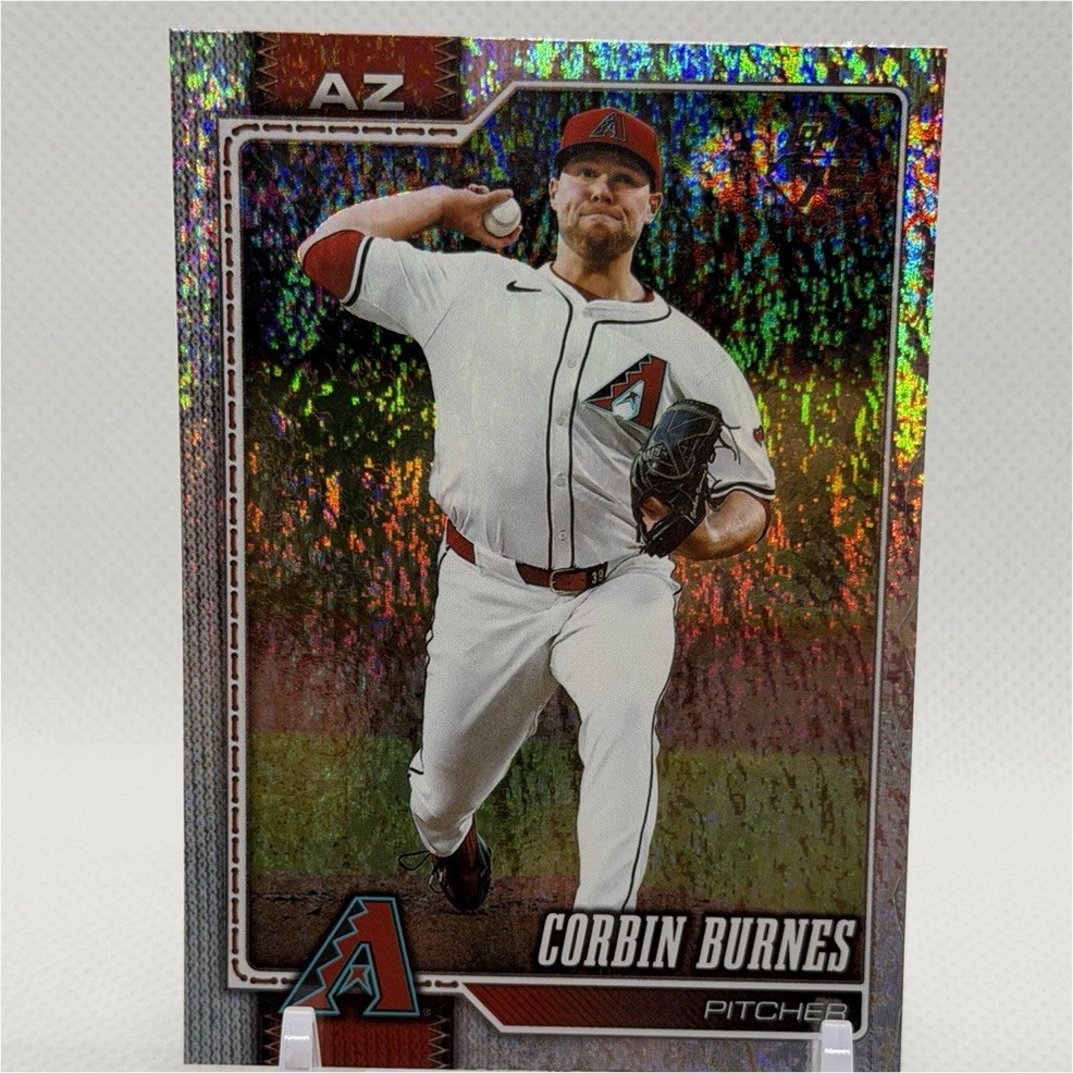 Corbin Burnes Topps 2026 MLB Arizona Diamondbacks #630 Rainbow Foil Holo 