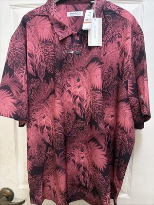 Tommy Bahama Coast Luminescent 3XLB Maroon Berry  NWT $168 Big & Tall