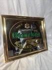 Heineken Vintage 70s  Gold Holland Beer Wall Bar Mirror Sign ManCave Pub Tavern