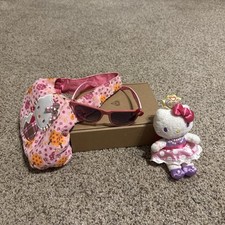 Hello Kitty Purse, Sunglasses And Plush Set