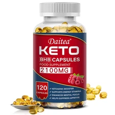 Daitea Fat Burning Ketone Soft Capsules - Helps to Better Decompose Body Calorie