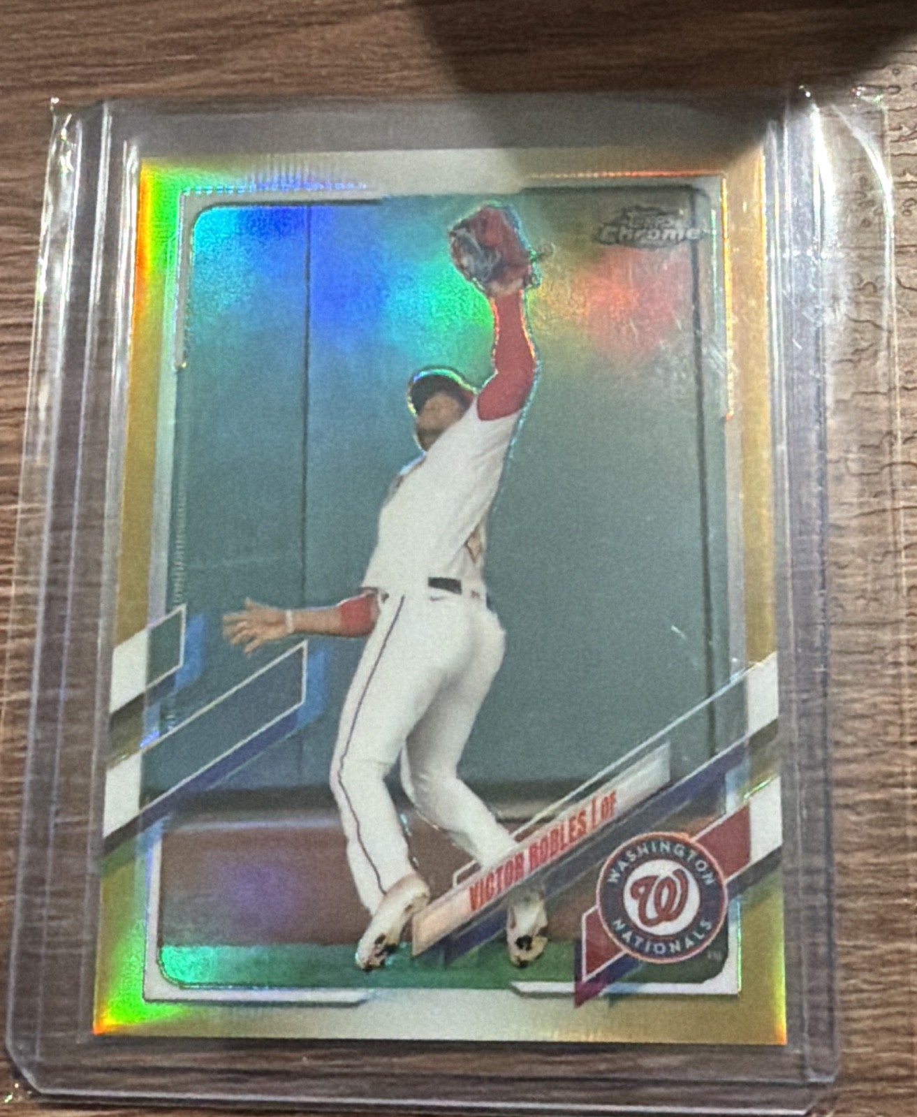 2021 Topps Chrome - Victor Robles #219 Gold Refractor /50