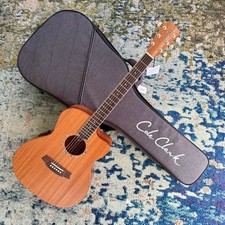 Cole Clark Studio SAN1EC-MMAH Acoustic-Electric Guitar, All Solid Mahogany, NAMM
