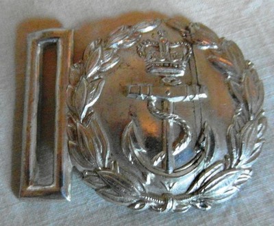 Marine Krankenschwestern Königin Alexandras Gürtelschnalle - QARNNS. 925 Silber. 64gm. RAR