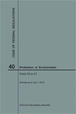 Code of Federal Regulations Title 40, Protection of Environment, Parts 50-51, 20