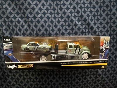 International DuraStar Flatbed With 1988 Ford Mustang LX In Mint