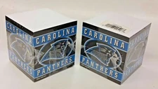 NFL Carolina Panthers Note Pad Cubes, NEW (Lot of 2 Cubes)