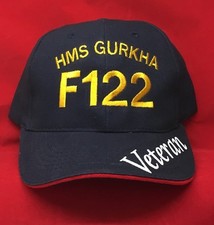 HMS Gurkha F122 Veteran Royal Navy Baseball Hat Cap