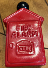 Vintage Avon Fire Alarm Box Glass Cologne Perfume Bottle No Chips Cracks Label