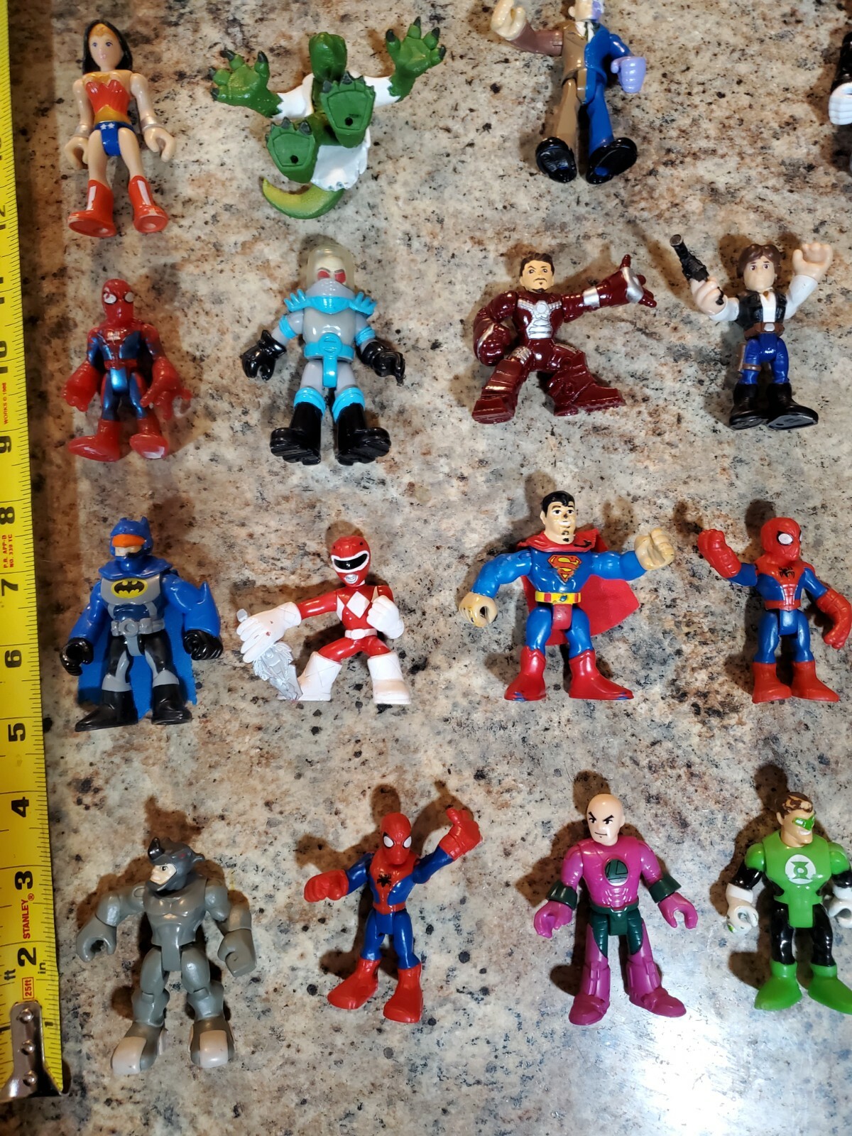 HUGE LOT Fisher Price Imaginext DC Comics Superheroes Marvel action