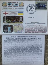 MANCHESTER CITY V DYNAMO KIEV CHAMPIONS LEAGUE 15TH MARCH 2016 FIRST DAY COVER