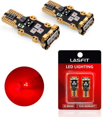 LASFIT 921 912 LED Third Brake Center High Mount Stop Light Bulbs Super Bright