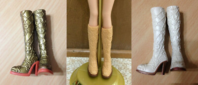 Barbie My Scene Doll Shoes Western Cowgirl Platform High Heel Boots CHOOSE