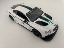 Braha 8? BENTLEY CONTINENTAL GT3 White DIECAST 1/24 Car Friction RACING RALLY