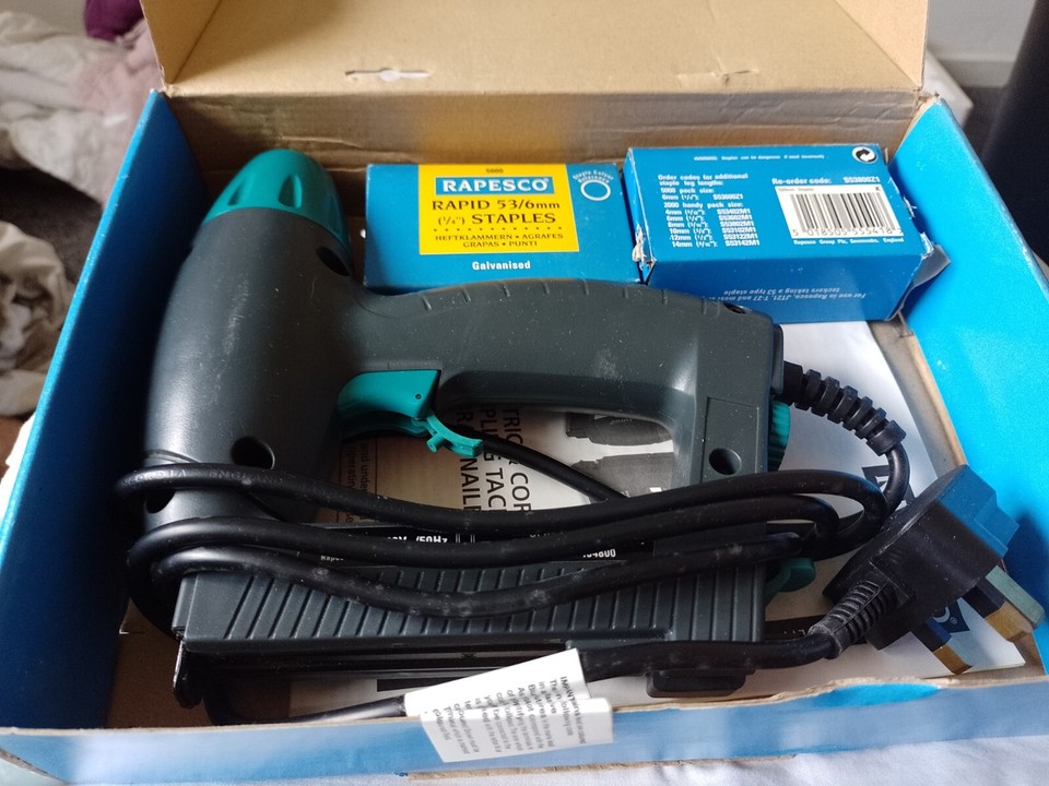 Rapesco electric staple gun eBay