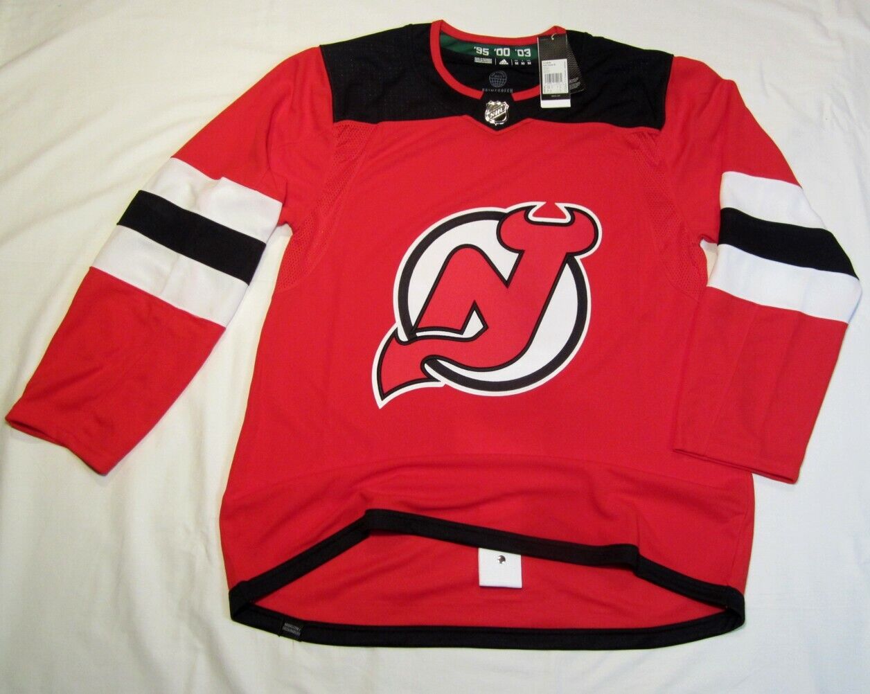 New Jersey Devils Primegreen Authentic Adidas Heritage Jersey