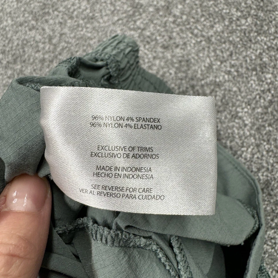 Pantalones Cortos Eddie Bauer Mujer Pequeños Verdes Caminata Mamá Bolsillos Aire Libre Activos Foto 4 de 4