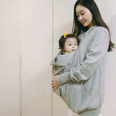 Maternity Hoodies with Baby Carrier Pregnancy Woman Coat Mommy Outerwear Jacket