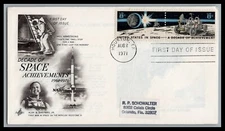 US FDC # 1434-1435 8c Space Achievement   ArtCraft Huntsville 1971, 9s023