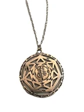 Supernatural Series Devil Runes Scorpion SILVERTONE Pendant on 20" Chain