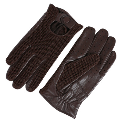 BOONJOVIA Echtes Leder Fahrhandschuhe Mit Baumwolle