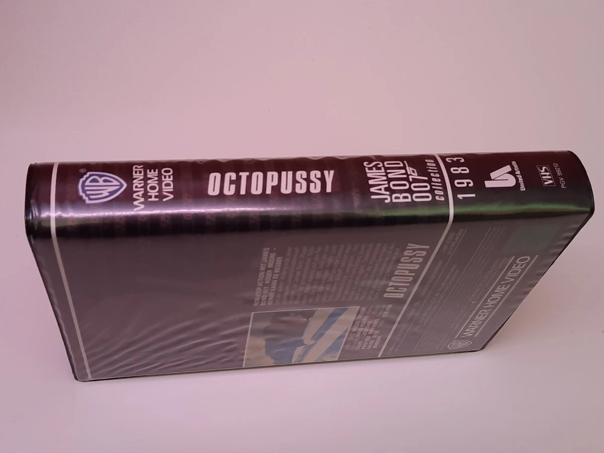 James Bond 007 Octopussy 1983 VHS German PAL Warner Home Video 