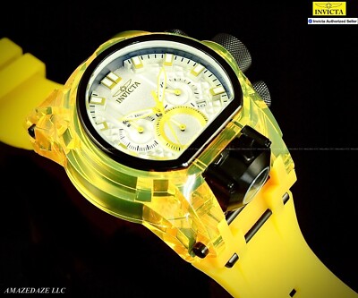 NEW Invicta Men Bolt Zeus Magnum 52mm Anatomic Chrono Dual Mvmt