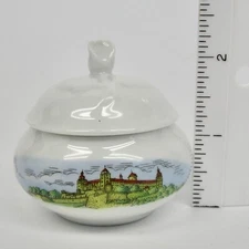 Vintage German box Hutschenreuther trinket box Wurzburg castle image porcelain