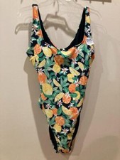 Old Navy NWT Woman's Size XL Summery Fruit Print One-Piece Swimsuit RARE