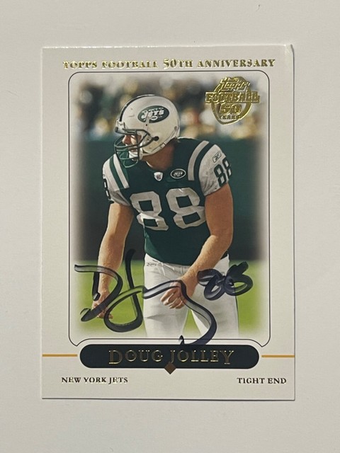 New York Jets DOUG JOLLEY Signed Card