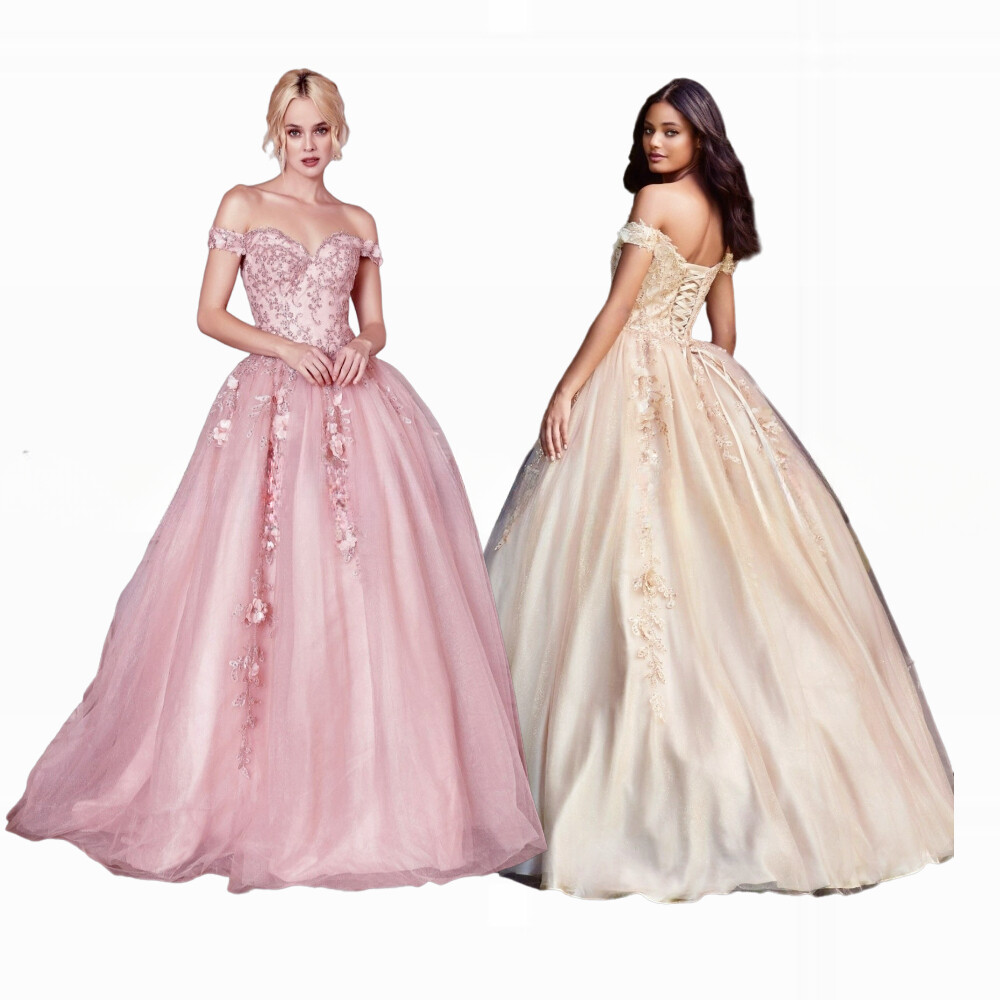 Off Shoulder A-line Bridal Gowns, Pink Newest Long Prom Dresses, Lace Wedding Dresses Off Shoulder A-line Bridal Gowns, Pink Newest Long Prom Dresses, Lace Wedding Dresses