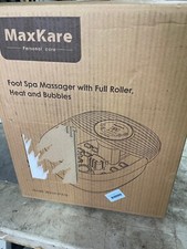 MaxKare Foot Spa with Rollers, Heat, Massage, Bubbles, Digital Temperature