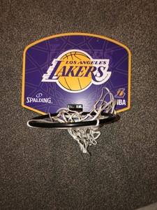 Lakers Mini Basketball Hoop Without Ball Ebay
