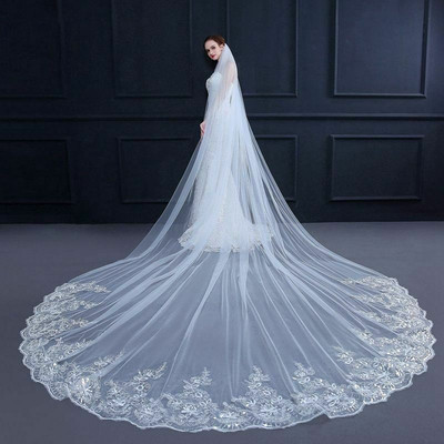 cathedral style veil