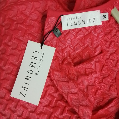 Lemoniez Señorita Freckles Top Girls Fuchsia Pink Sleeveless Size 10Y Open Back - Picture 9 of 12