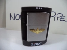 ZIPPO lighter LIGHTER 280 NW NAVY WINGS CHROME AGE 2008 NEW new