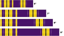 White Water Archery Traditional 13yl Crest Arrow Wraps 15 pk Choose Length Width