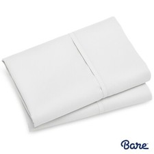 Bare 1800 Ultra Collection King Pillowcase Set 20x40 Optic White 100 Microfiber