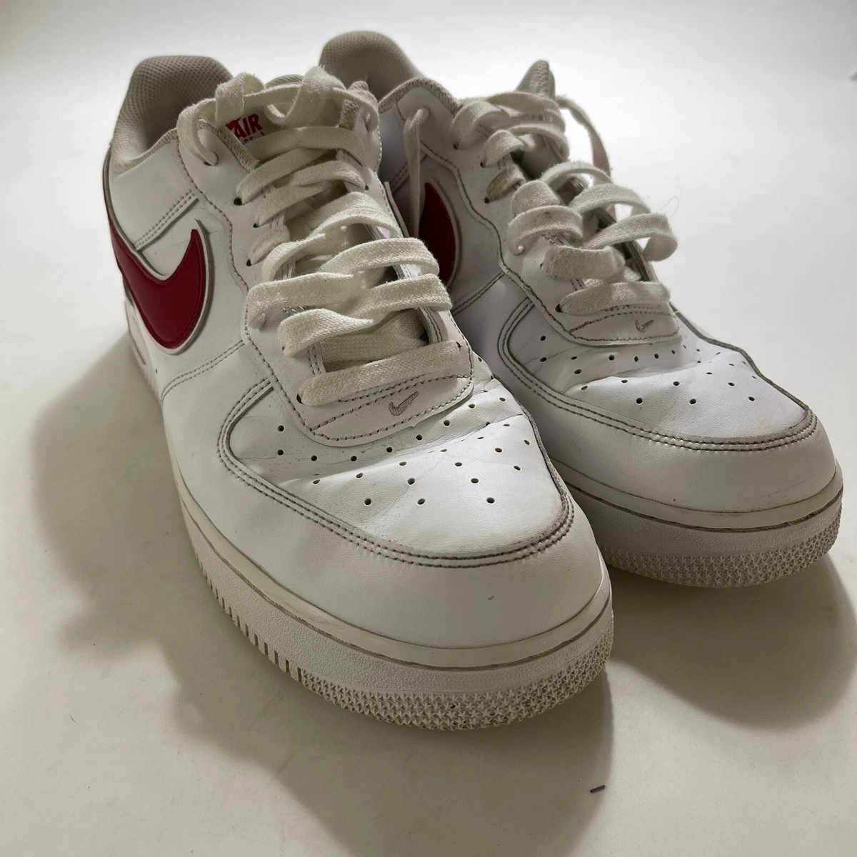 NIKE AIR FORCE 1 WHITE / GYM RED