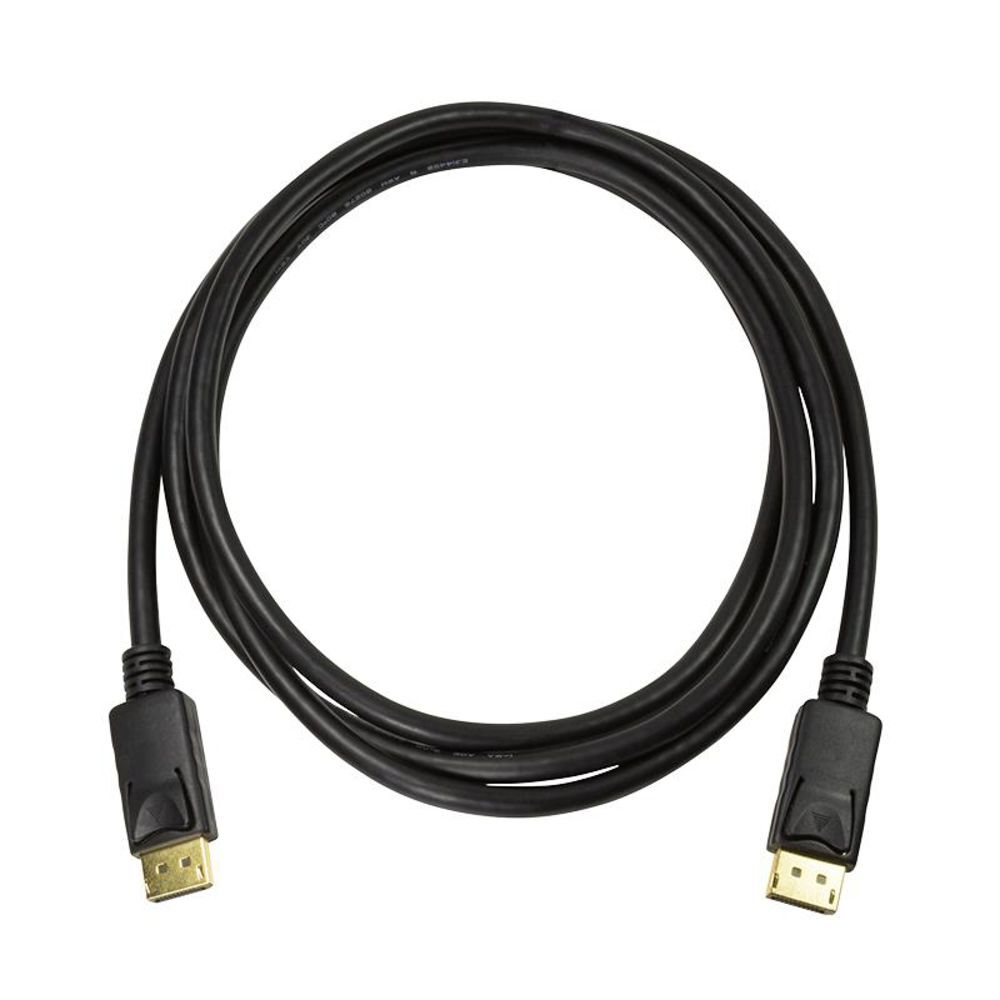 Кабель LogiLink DisplayPort male-male 4K/120 Гц + 8K/60 Гц Аудио-видео schwarz 3 м