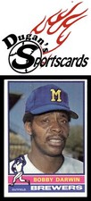 1976 Topps #63 Bobby Darwin