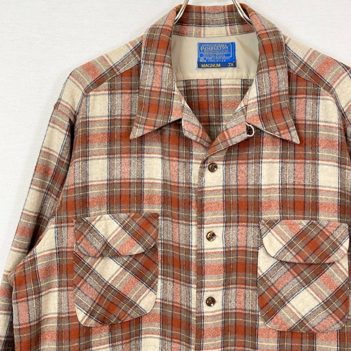 Vintage PENDLETON Wool Shirts 60s 70s - シャツ