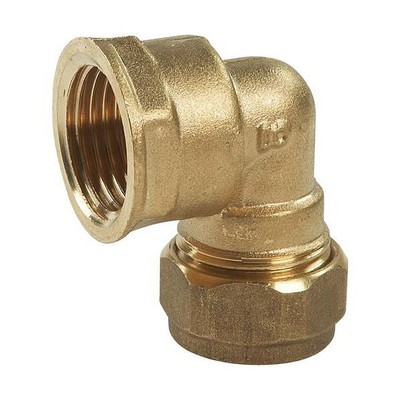 Messing Kompression x BSP Innengewindebogen 10mm - 22mm & 1/4'' - 1'' versch. Größen