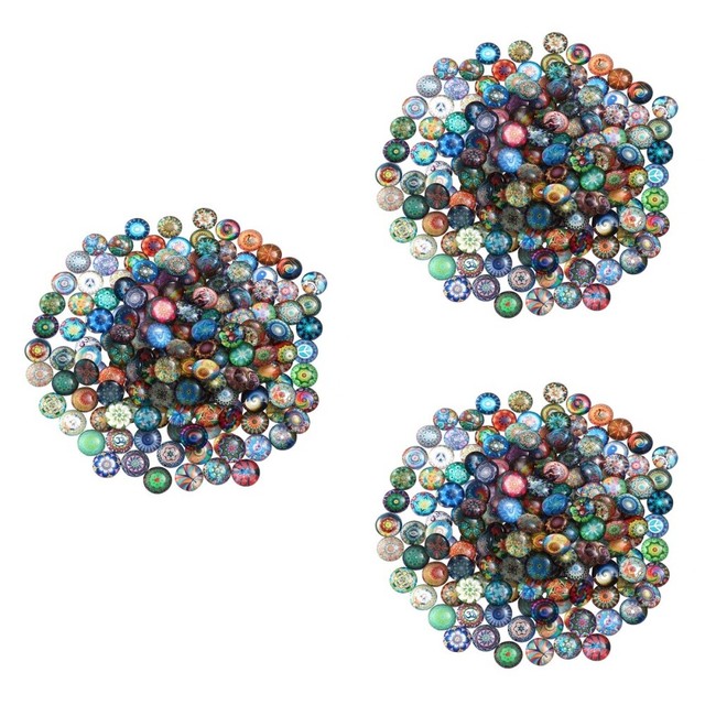 300 pz mosaico stampato oggetti fai da te decorazione natalizia vetro di mare- 300 pz mosaico stampato oggetti fai da te decorazione natalizia vetro di mare-