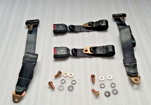 FIT Suzuki Samurai SJ413 SJ410 Sierra Jimny Drover Gypsy 2 POINT LAP SEAT BELT - Picture 6 of 10